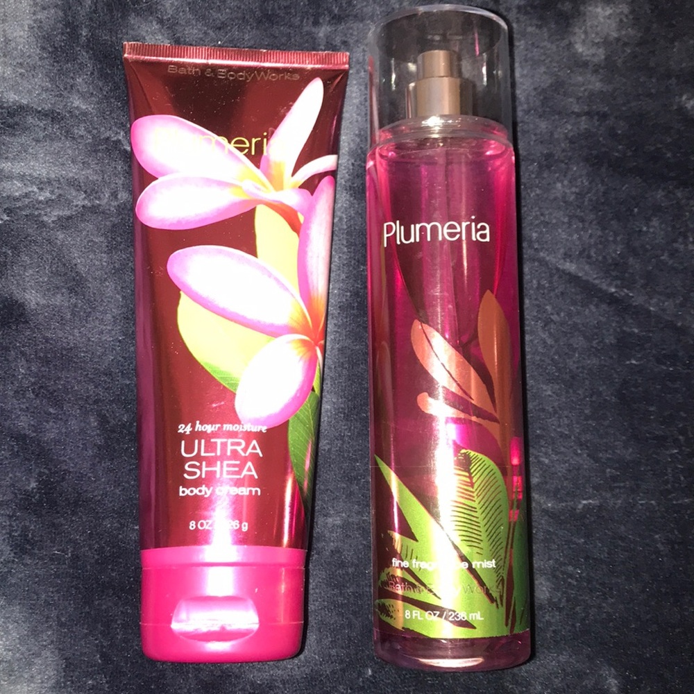 Bath & Body Works Plumeria Lotion & Mist Set